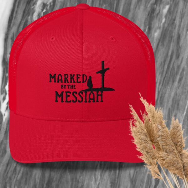 Trucker Hat (Black Embroidery) - Image 4